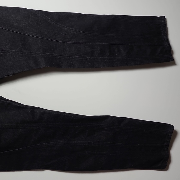 ZARA Panelled Slim in Black Straight Leg Slim Jeans in Size 10/ 42 - Picture 6 of 16